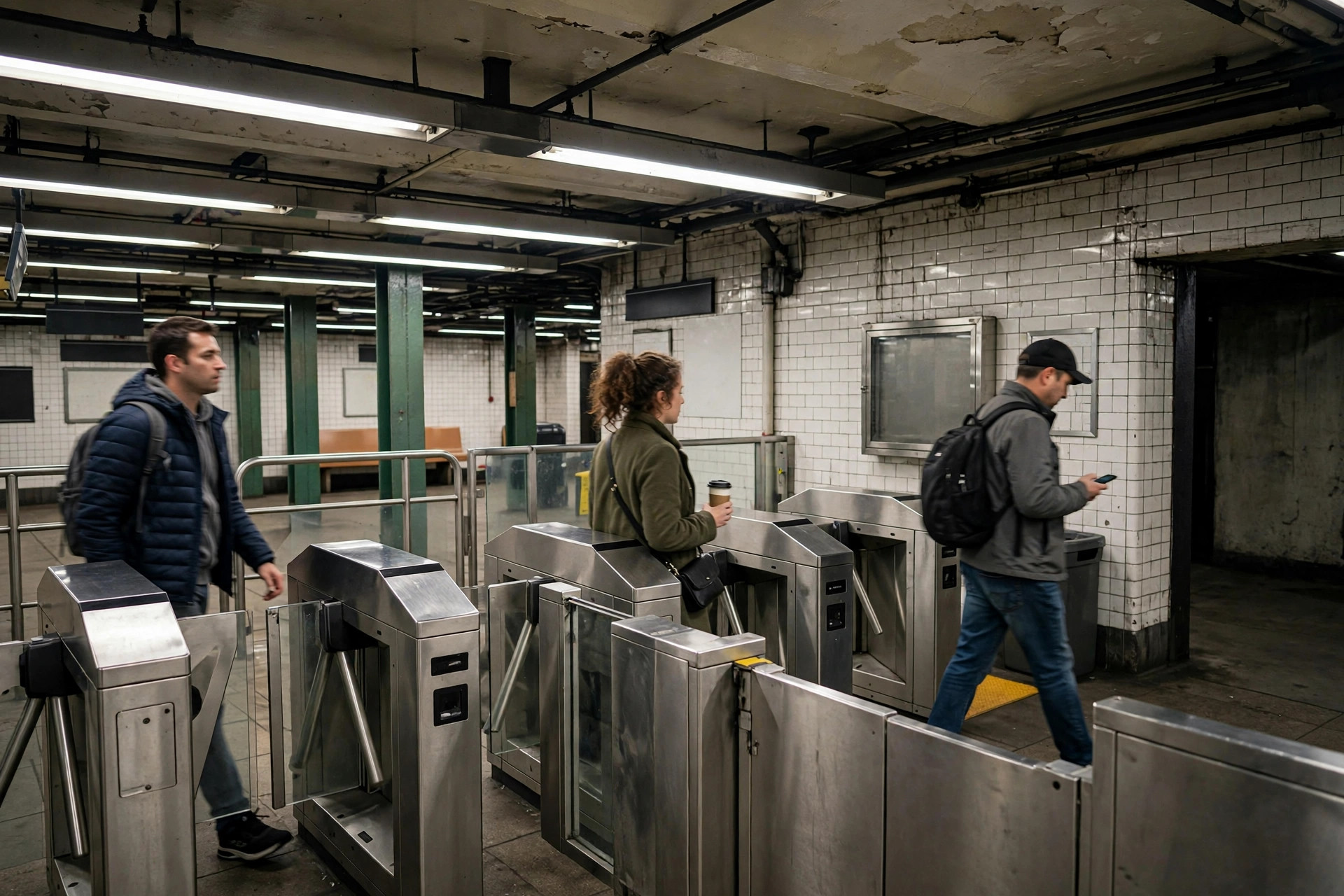 Torniquetes del metro de Nueva York